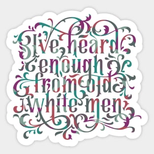 Old White Men Sticker